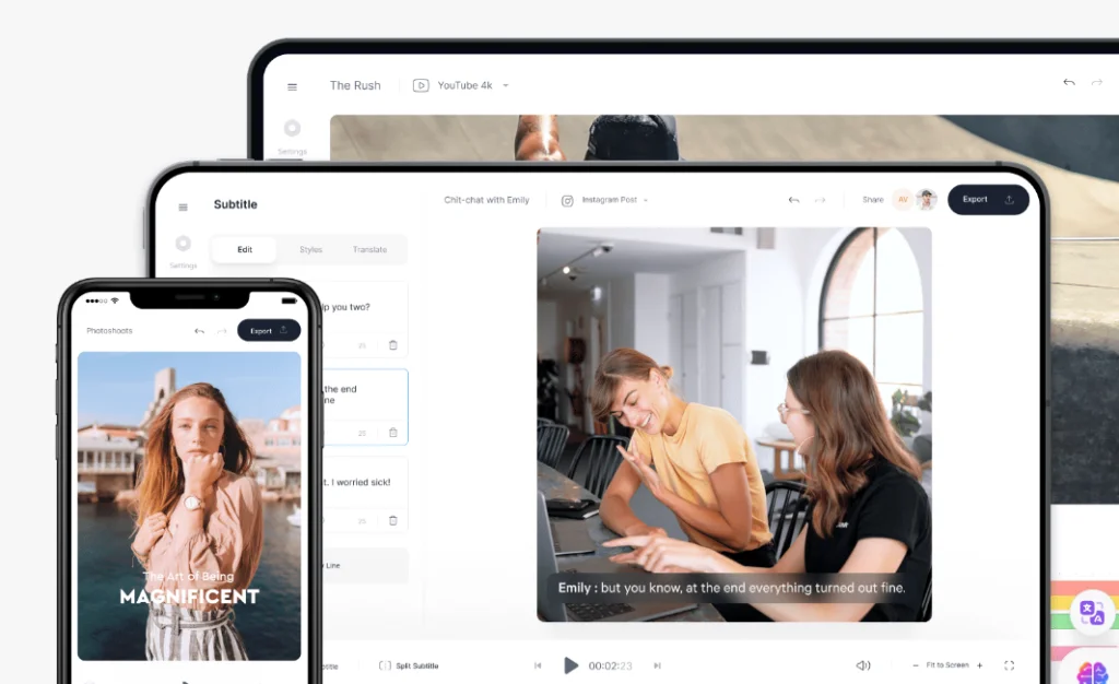 VEED.io 的基本功能