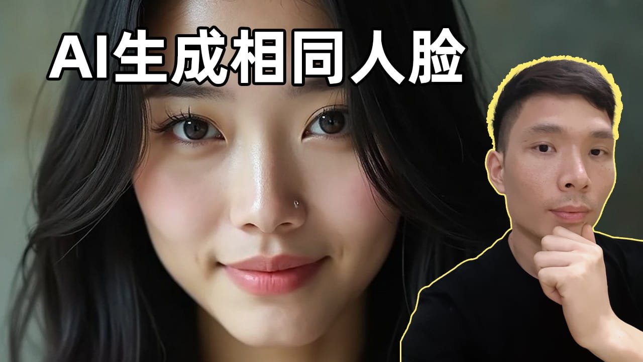 AI生图如何保证每次画出的都同一张人脸？