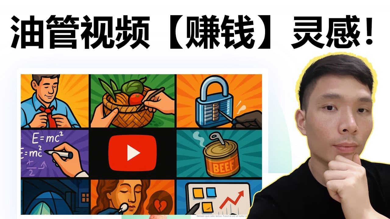 油管视频赚钱灵感！9个稀奇古怪频道创意