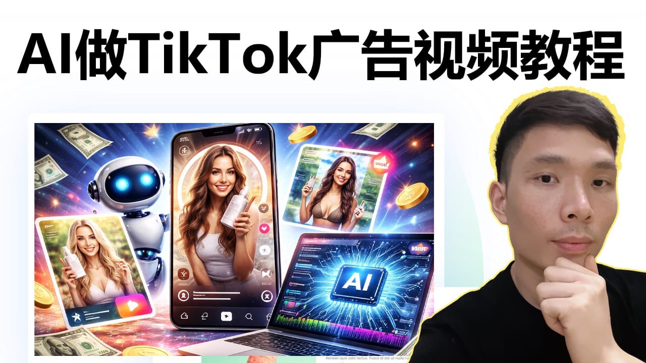 TikTok 广告新高度：AI 自动化生成 UGC 视频全流程拆解，效率提升 10 倍！
