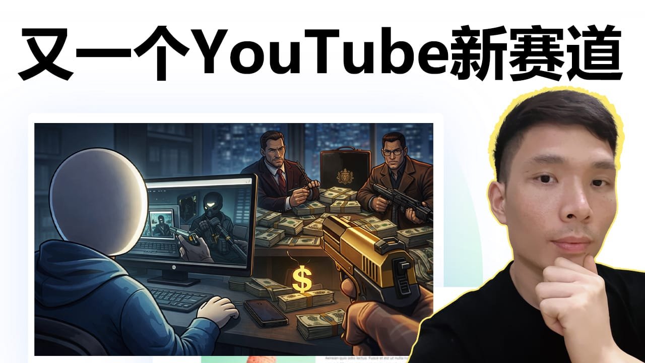 一个适合普通人的YouTube赚钱新赛道：第一视角犯罪动画视频怎么做？