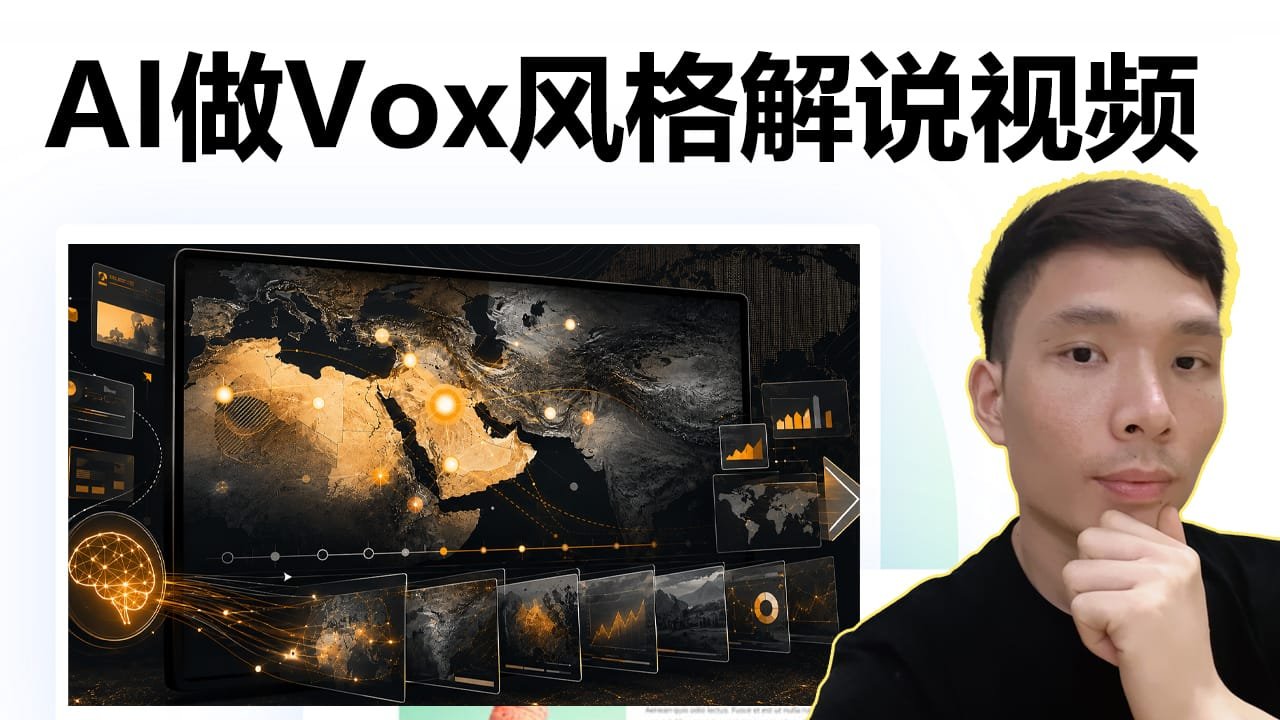 怎么用AI制作YouTube Vox风格解说视频？从选题、脚本到动画成片完整教程