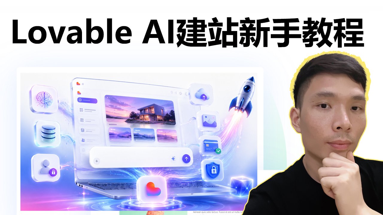 最新Lovable AI建站教程：快速做出专业网站Web App